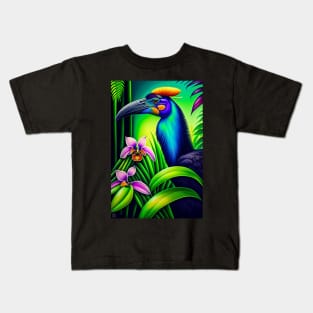 Cassowary Painting Kids T-Shirt